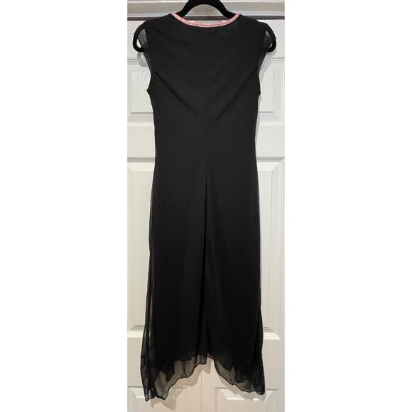 Vtg Y2K Ruby Rox Womens Mesh Babydoll Midi Dress Size S Whimsigoth HOCO Coquette - Picture 14 of 16